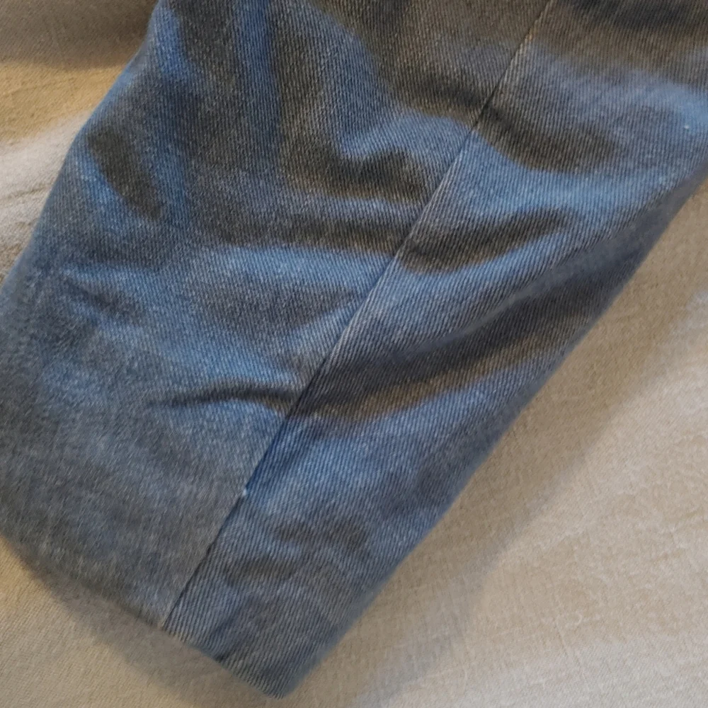 70's Vintage Denim Barn Coat by Shipton Sportswear Faux Fur Lined